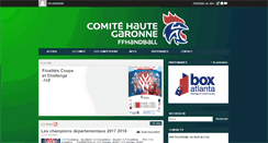 Desktop Screenshot of comite-handball31.org